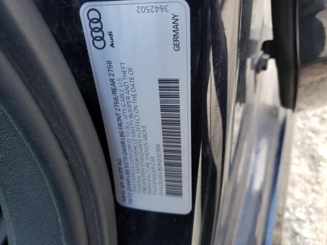 WAUJGAFC8DN050304 - 2013 AUDI A6 PRESTIGE შავი ფოტო 13