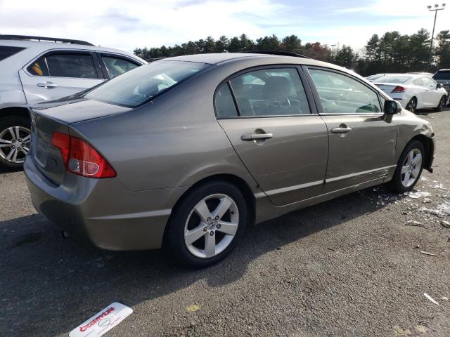 2HGFA16886H509155 - 2006 HONDA CIVIC EX GRAY photo 3