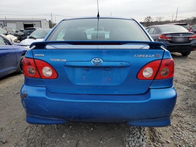 2T1BR32E68C920015 - 2008 TOYOTA COROLLA CE BLUE photo 6