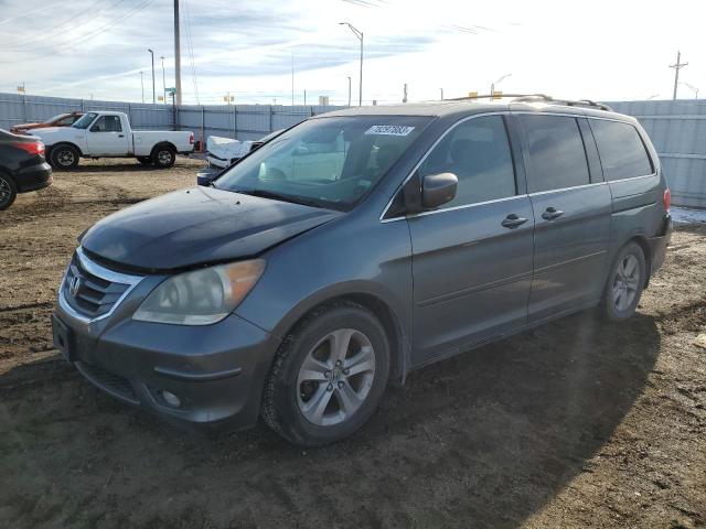 5FNRL3H91AB044191 - 2010 HONDA ODYSSEY TOURING GRAY photo 1