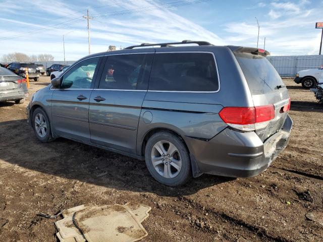 5FNRL3H91AB044191 - 2010 HONDA ODYSSEY TOURING GRAY photo 2