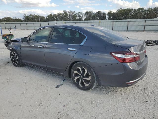 1HGCR2F84GA042480 - 2016 HONDA ACCORD EXL GRAY photo 2