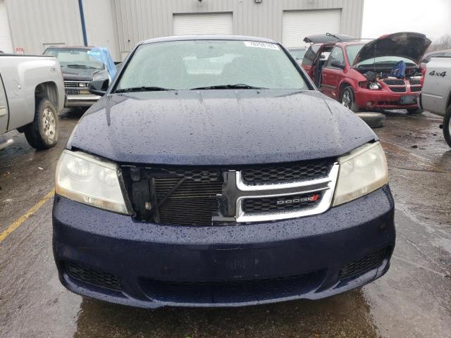 1C3CDZAB9DN675848 - 2013 DODGE AVENGER SE BLUE photo 5