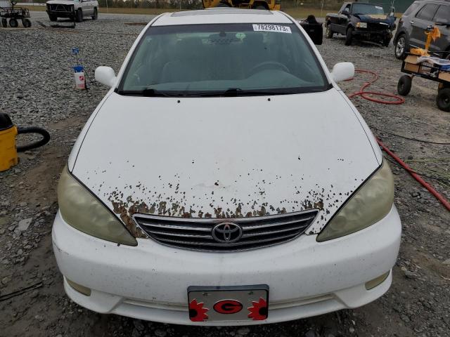 4T1BF30K55U092387 - 2005 TOYOTA CAMRY LE WHITE photo 5