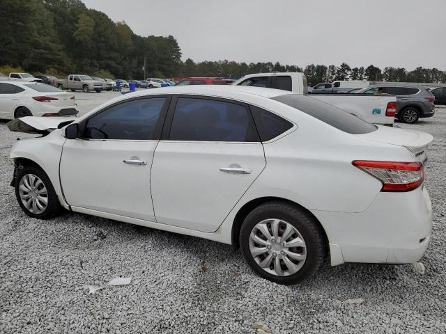 3N1AB7APXEY335799 - 2014 NISSAN SENTRA S WHITE photo 2