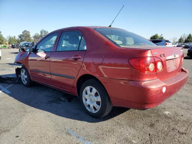 JTDBR32E270108591 - 2007 TOYOTA COROLLA CE BURGUNDY photo 2