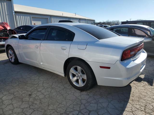 2C3CDXBGXEH265195 - 2014 DODGE CHARGER SE WHITE photo 2