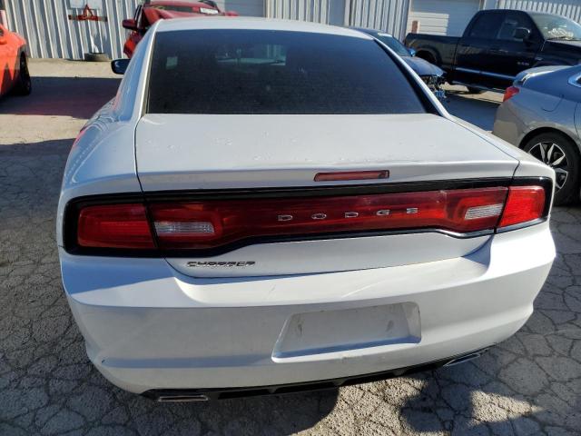 2C3CDXBGXEH265195 - 2014 DODGE CHARGER SE WHITE photo 6