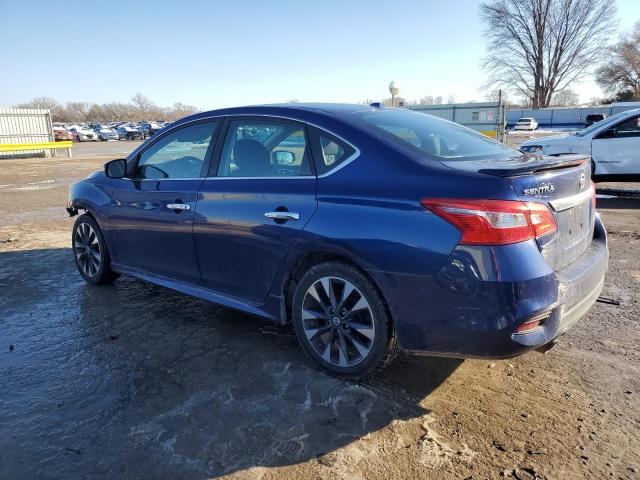 3N1AB7AP8KY329799 - 2019 NISSAN SENTRA S BLUE photo 2