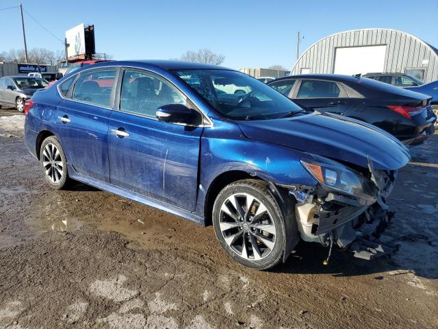 3N1AB7AP8KY329799 - 2019 NISSAN SENTRA S BLUE photo 4