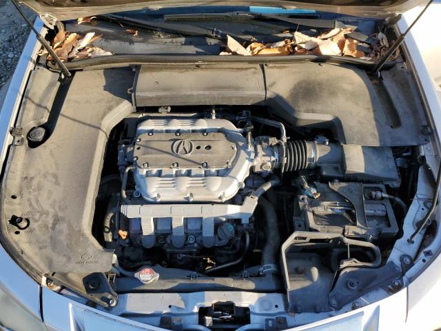 19UUA8F57AA015186 - 2010 ACURA TL SILVER photo 11