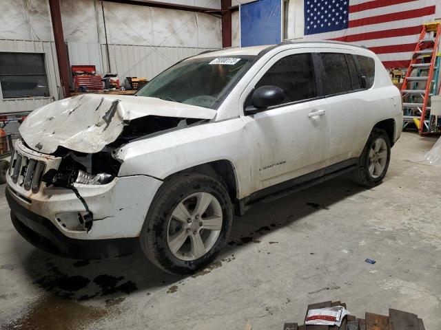 1C4NJDBB7GD520188 - 2016 JEEP COMPASS SPORT WHITE photo 1