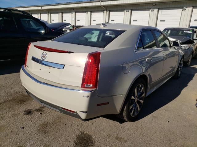 1G6DA5EY5B0145132 - 2011 CADILLAC CTS CREAM photo 3