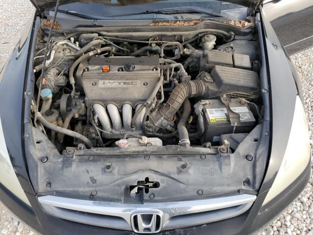 1HGCM56857A216198 - 2007 HONDA ACCORD EX BLACK photo 11