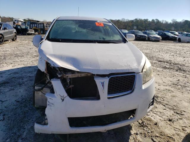 5Y25P67059Z444206 - 2009 PONTIAC VIBE WHITE photo 5