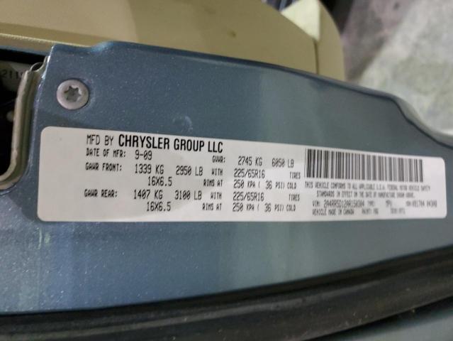 2A4RR5D12AR150304 - 2010 CHRYSLER TOWN & COU TOURING BLUE photo 12