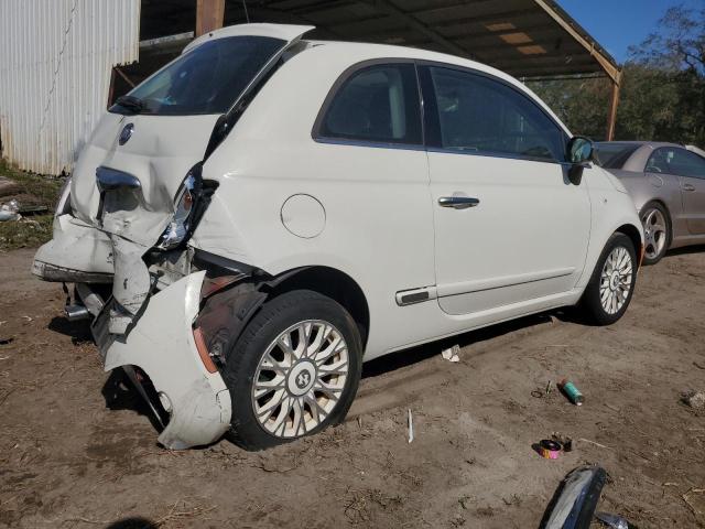 3C3CFFCRXCT280384 - 2012 FIAT 500 LOUNGE WHITE photo 3