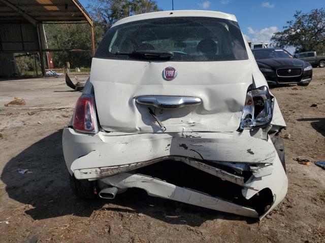 3C3CFFCRXCT280384 - 2012 FIAT 500 LOUNGE WHITE photo 6