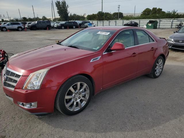 1G6DV57V780168864 - 2008 CADILLAC CTS HI FEATURE V6 RED photo 1