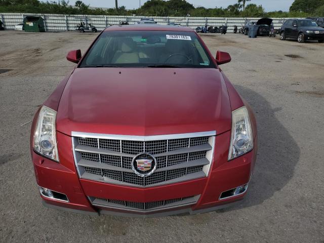 1G6DV57V780168864 - 2008 CADILLAC CTS HI FEATURE V6 RED photo 5