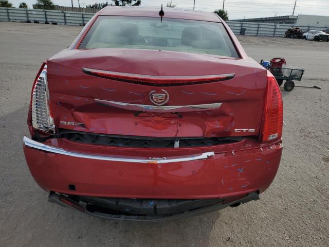 1G6DV57V780168864 - 2008 CADILLAC CTS HI FEATURE V6 RED photo 6