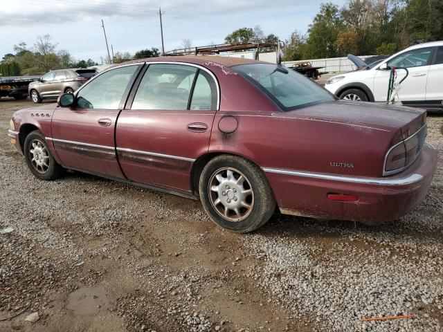 1G4CU5210Y4207105 - 2000 BUICK PARK AVENU ULTRA BURGUNDY photo 2