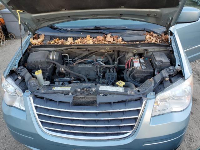 2A4RR5D16AR344608 - 2010 CHRYSLER TOWN AND C TOURING TEAL photo 12