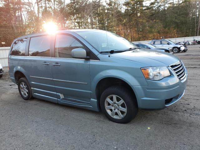 2A4RR5D16AR344608 - 2010 CHRYSLER TOWN AND C TOURING TEAL photo 4