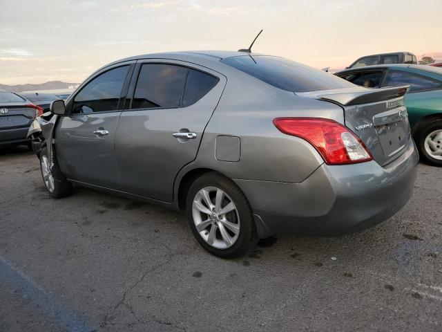 3N1CN7AP4EL843277 - 2014 NISSAN VERSA S GRAY photo 2