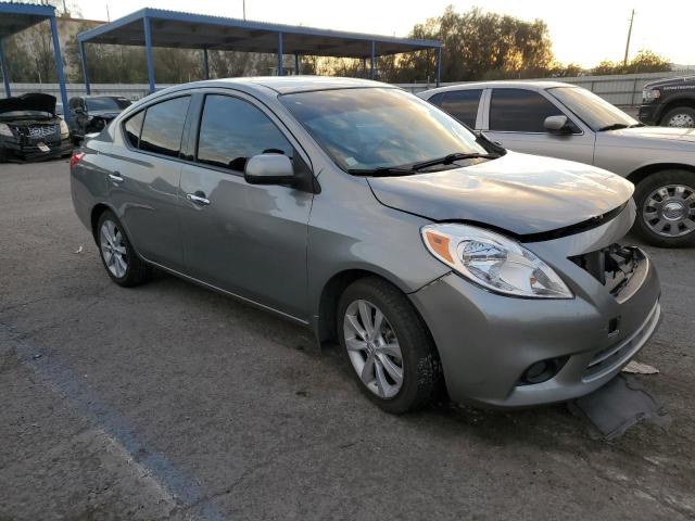 3N1CN7AP4EL843277 - 2014 NISSAN VERSA S GRAY photo 4