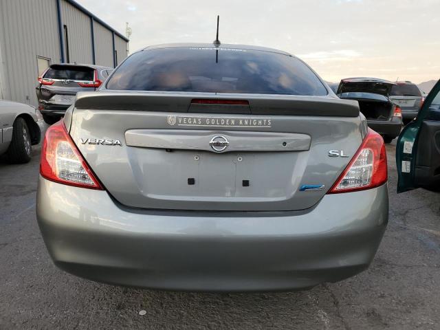 3N1CN7AP4EL843277 - 2014 NISSAN VERSA S GRAY photo 6