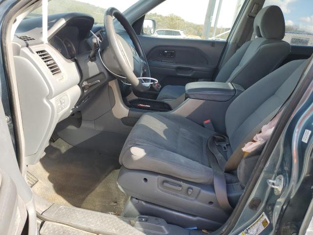 5FNYF28428B004276 - 2008 HONDA PILOT EX BLUE photo 7