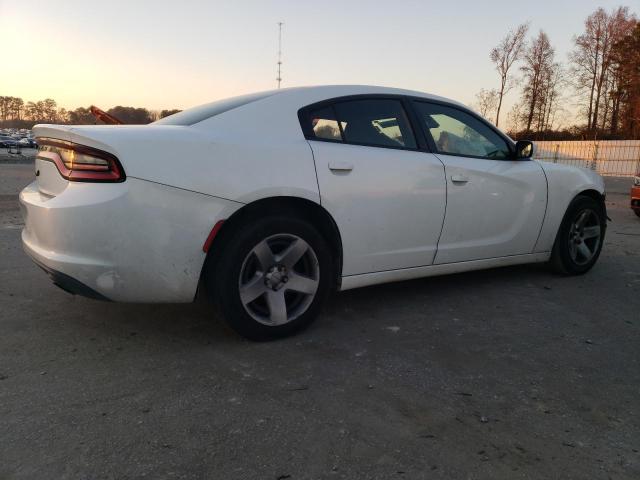 2C3CDXAT5FH876767 - 2015 DODGE CHARGER POLICE WHITE photo 3