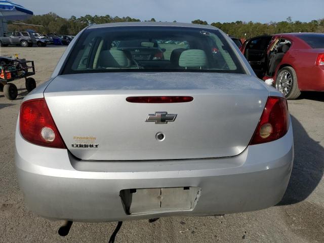 1G1AK52F857524498 - 2005 CHEVROLET COBALT SILVER photo 6