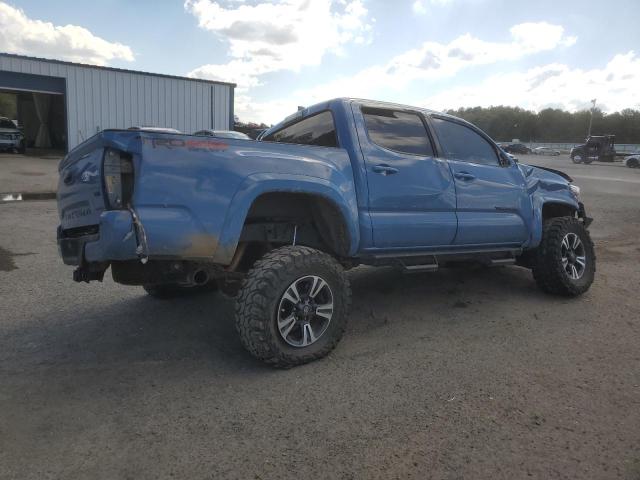 5TFCZ5AN1KX210451 - 2019 TOYOTA TACOMA DOUBLE CAB BLUE photo 3