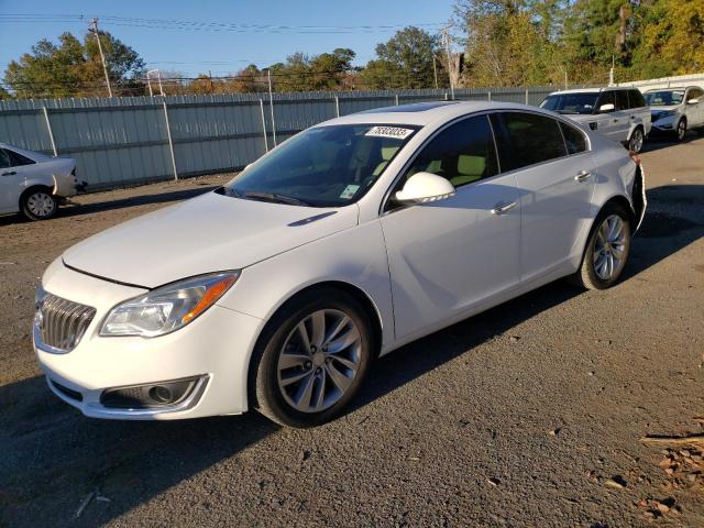 2G4GN5EX7E9309640 - 2014 BUICK REGAL PREMIUM WHITE photo 1