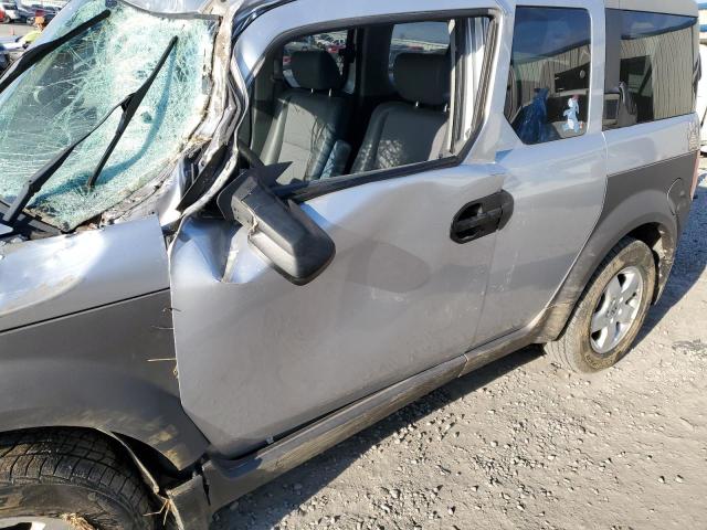 5J6YH28534L001035 - 2004 HONDA ELEMENT EX SILVER photo 7