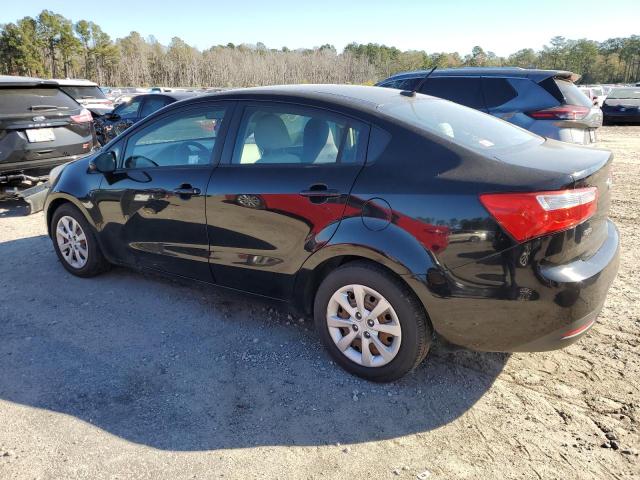 KNADM4A38D6170841 - 2013 KIA RIO LX BLACK photo 2