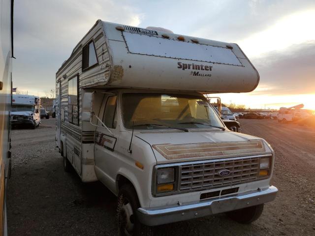 1FDKE30LXHHB45528 - 1987 FORD ECONOLINE E350 CUTAWAY VAN BEIGE photo 1