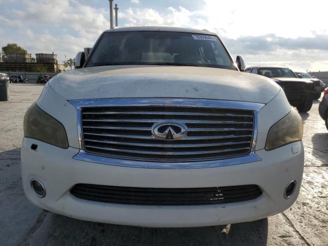 JN8AZ2NF6C9518511 - 2012 INFINITI QX56 WHITE photo 5