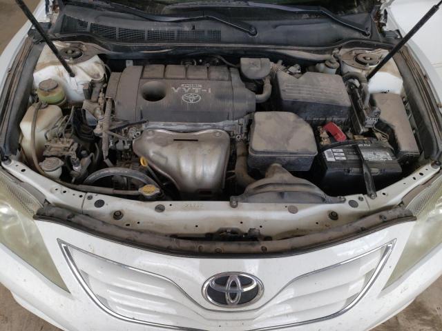 4T4BF3EK9AR033691 - 2010 TOYOTA CAMRY BASE WHITE photo 11