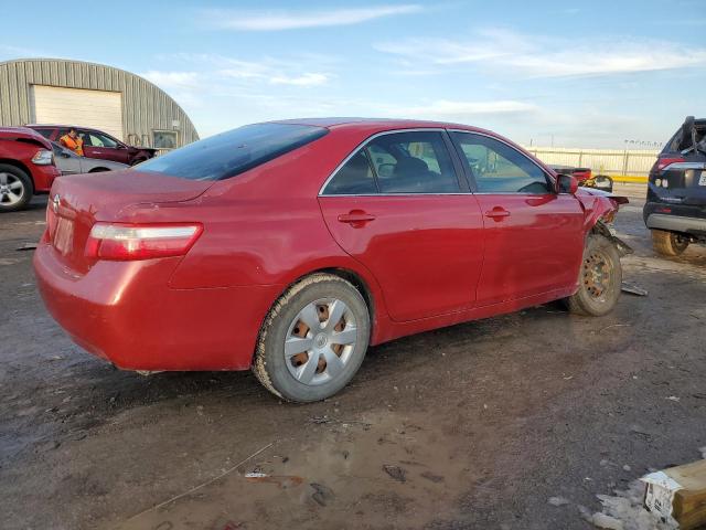 4T1BE46K87U169921 - 2007 TOYOTA CAMRY CE RED photo 3