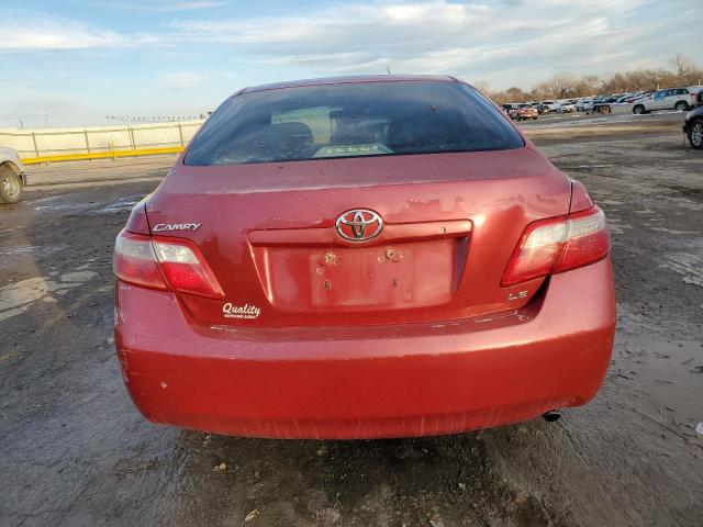 4T1BE46K87U169921 - 2007 TOYOTA CAMRY CE RED photo 6