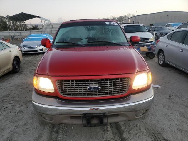 1FMRU17L82LA80243 - 2002 FORD EXPEDITION EDDIE BAUER RED photo 5