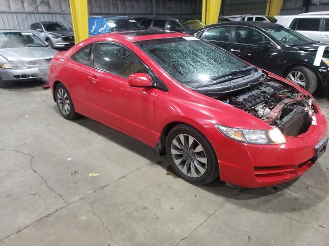 2HGFG12899H517810 - 2009 HONDA CIVIC EX RED photo 4