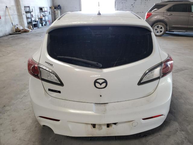 JM1BL1L81C1654639 - 2012 MAZDA 3 I WHITE photo 6