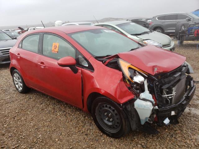 KNADM5A36C6091706 - 2012 KIA RIO LX RED photo 4