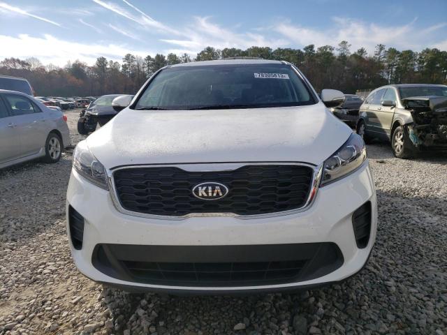 5XYPG4A32KG514455 - 2019 KIA SORENTO L WHITE photo 5