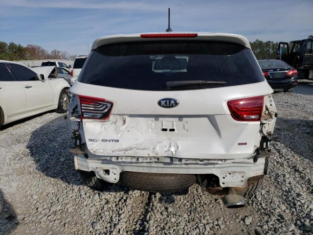 5XYPG4A32KG514455 - 2019 KIA SORENTO L WHITE photo 6