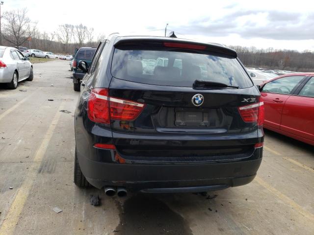 5UXWX9C54E0D11697 - 2014 BMW X3 XDRIVE28I BLACK photo 6